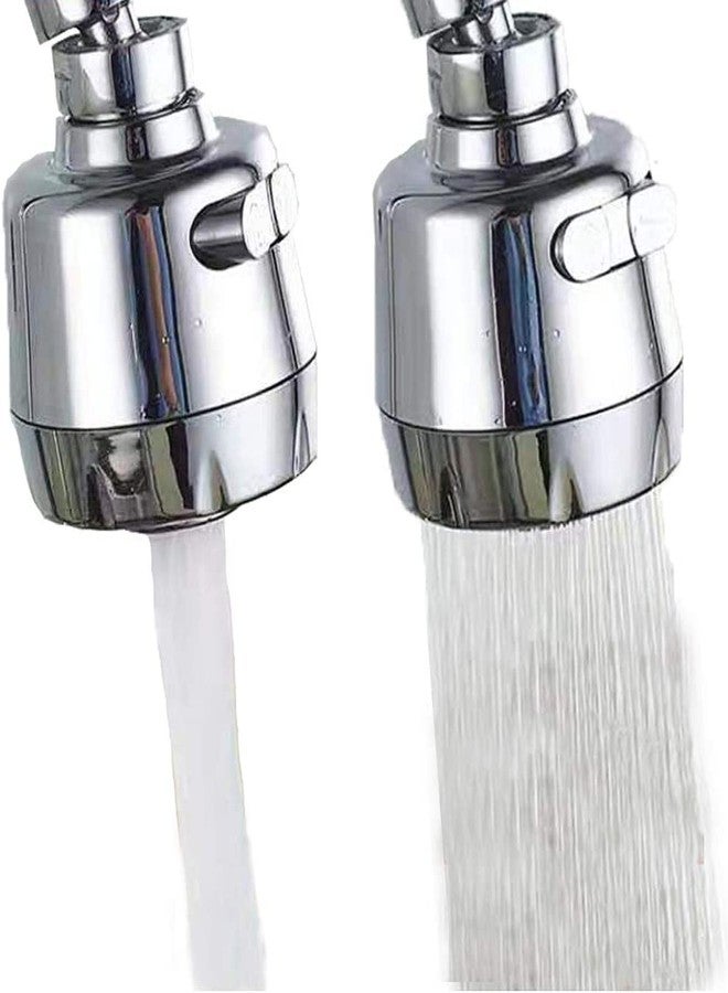 DHVSAM 1 Pcs 360? Swivel Nozzle Faucet Extender, Adjustable Faucet Aerator Splash-Proof Head for Bathroom Kitchen Tap Water Saving Faucet Extender (Silver 2 Mood) - Image 5